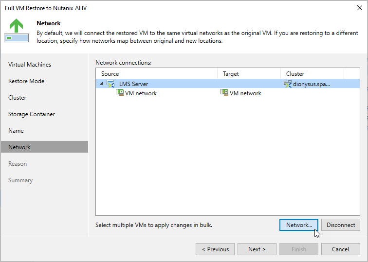 Step 7. Specify Network Settings