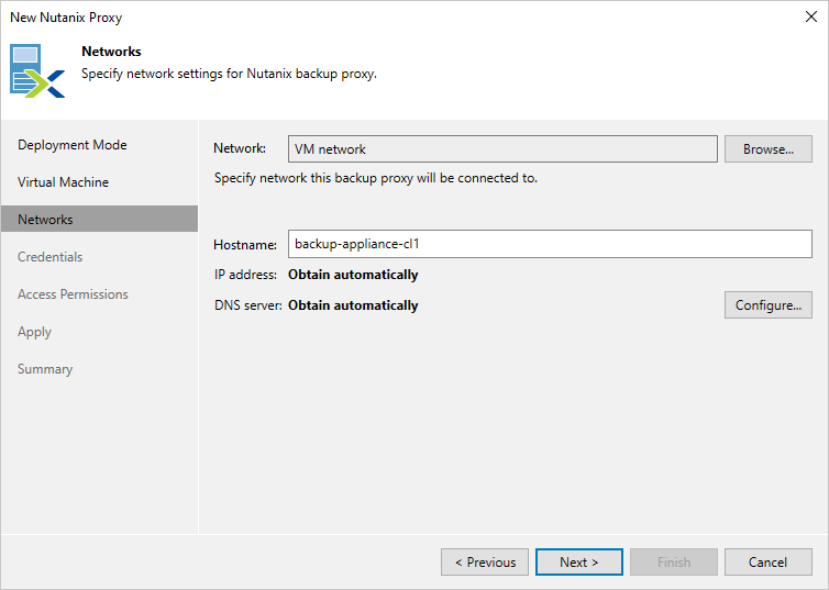 Step 4. Specify Network Settings