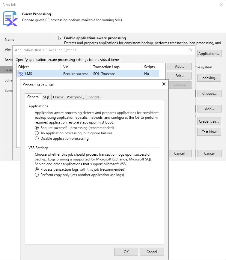 Step 5a. Enable Application-Aware Processing