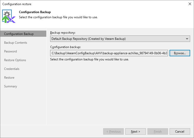 Step 2. Choose Backup File