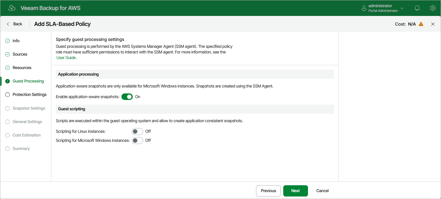 Creating SLA-Based EC2 Policy