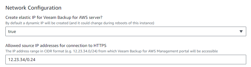 Installing Veeam Backup for AWS from AWS Marketplace