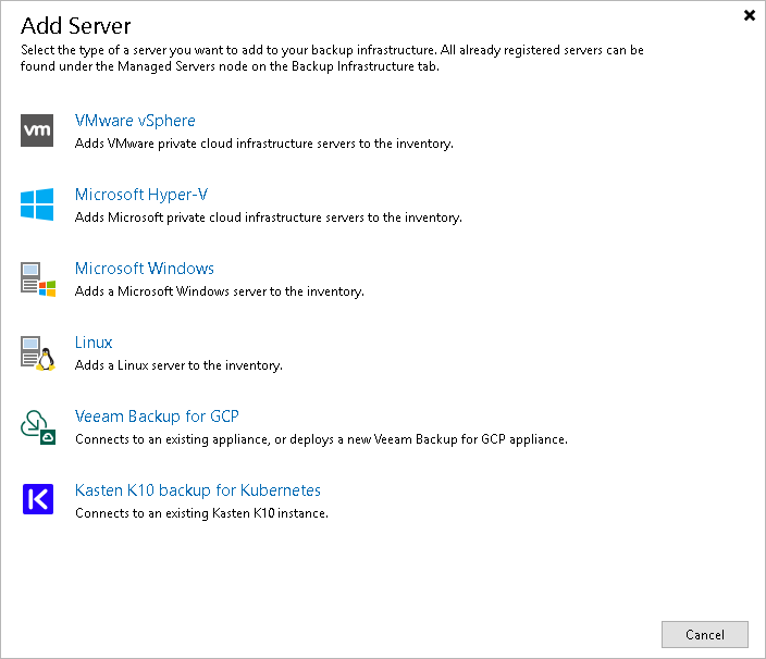 Step 1. Launch New Veeam Backup for GCP Appliance Wizard