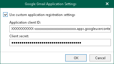 Configuring Google Gmail Application Settings