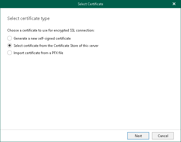 Step 2. Select Authentication Method