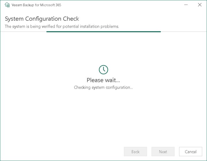 Installing Veeam Backup for Microsoft 365
