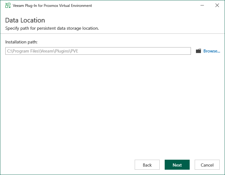 Installing RHV Plug-In Installing Veeam Plug-In for Proxmox VE Manually