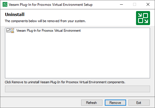 Uninstalling Veeam Plug-In for Proxmox VE Manually