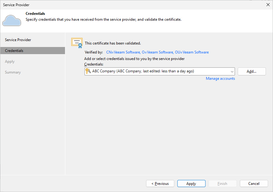 Step 3. Verify TLS Certificate and Specify User Account Settings