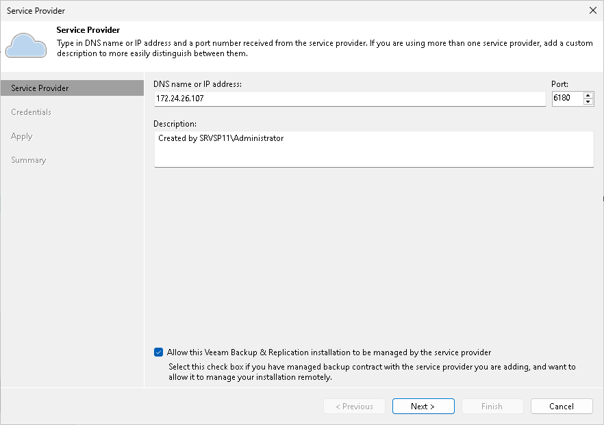 Step 2. Specify Cloud Gateway Settings