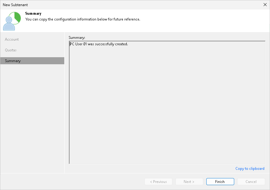 Step 4. Finish Working with Wizard