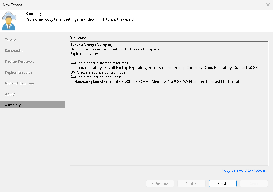 Step 8. Finish Working with Wizard