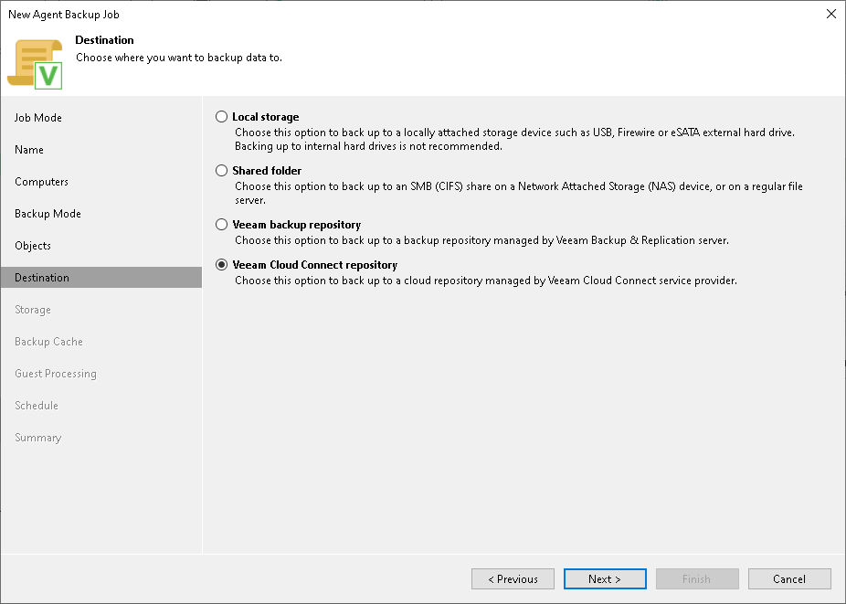 Creating Veeam Agent Backup Jobs