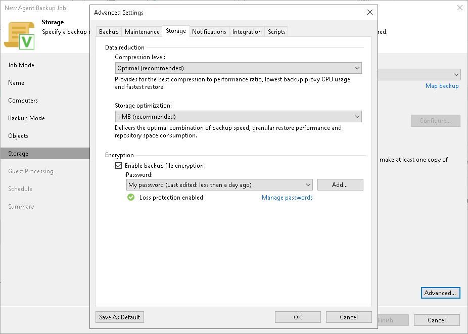 Creating Veeam Agent Backup Jobs