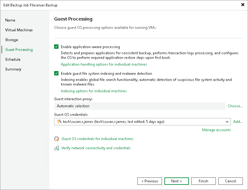 Creating VM Backup Jobs