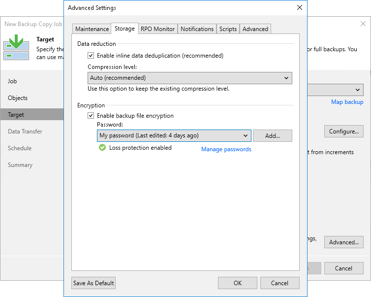 Creating Backup Copy Jobs