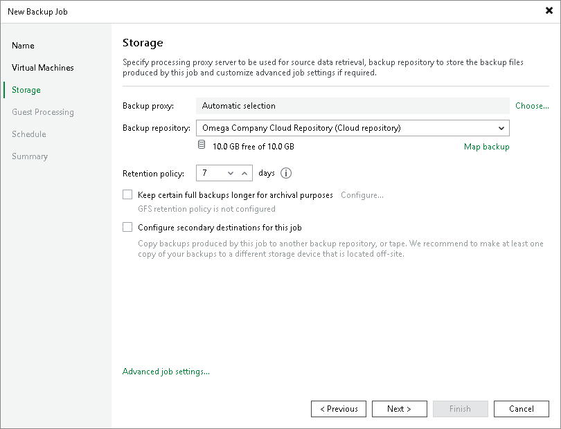 Creating VM Backup Jobs
