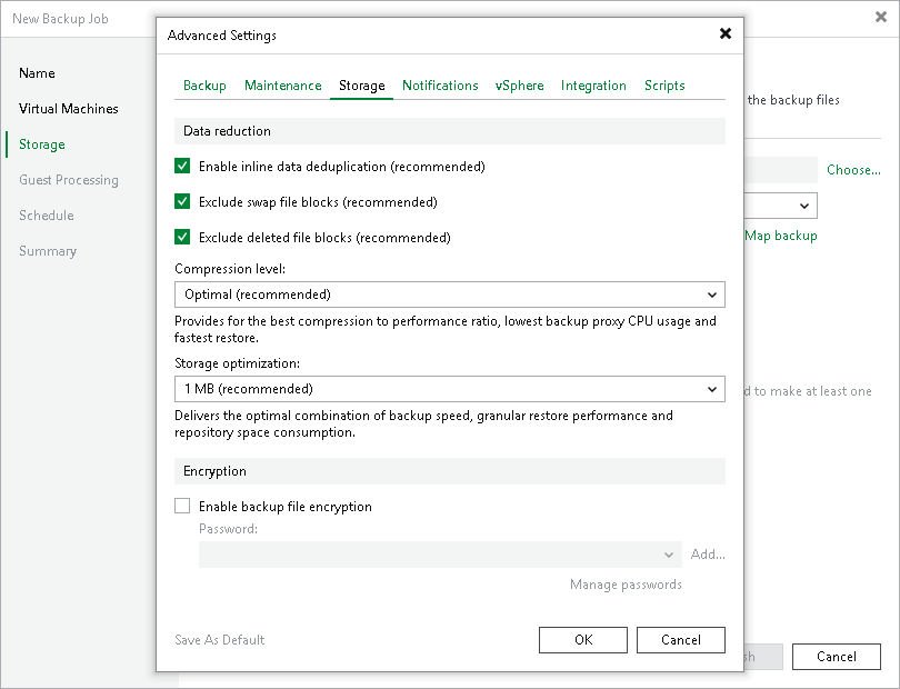 Creating VM Backup Jobs