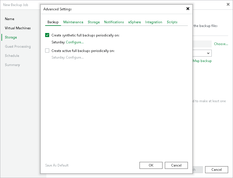 Creating VM Backup Jobs