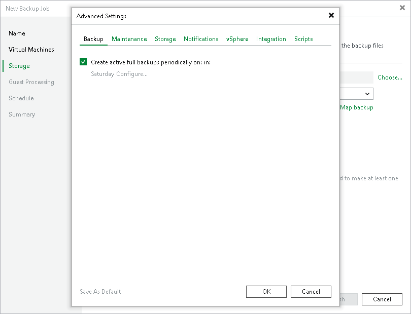 Creating VM Backup Jobs
