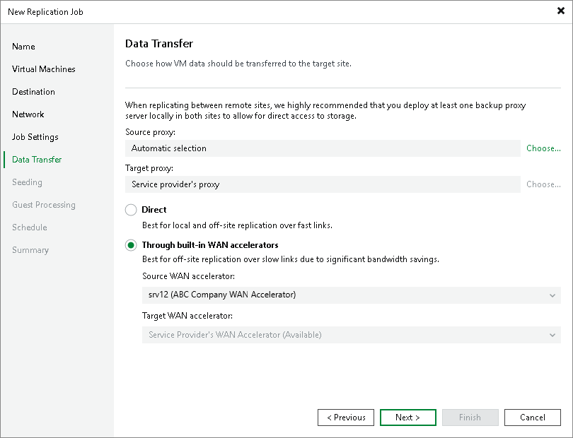 Configuring Source WAN Accelerators
