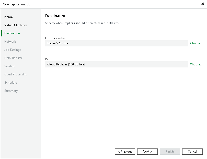 Creating Replication Jobs