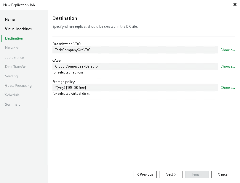 Creating Replication Jobs