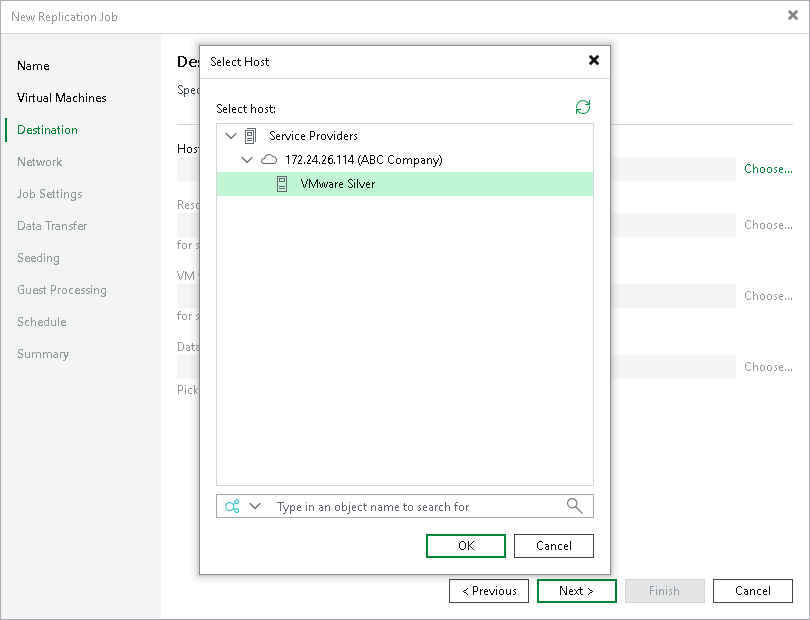 Creating Replication Jobs