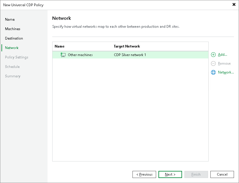 Creating Universal CDP Policies