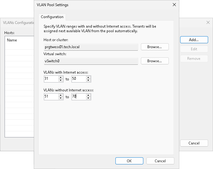 Managing VLANs