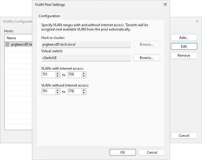 Managing VLANs