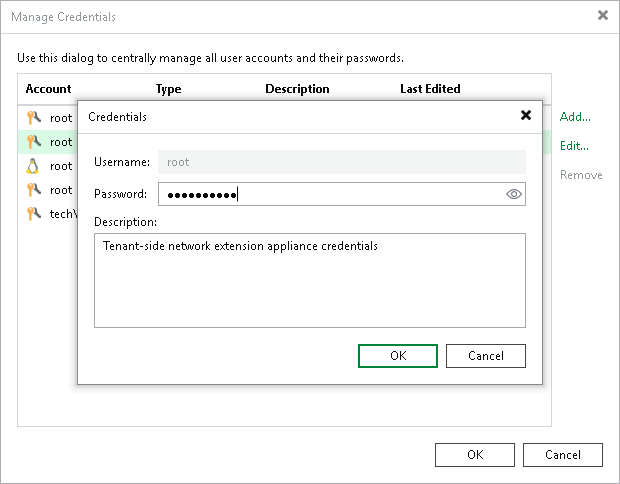 Managing Credentials