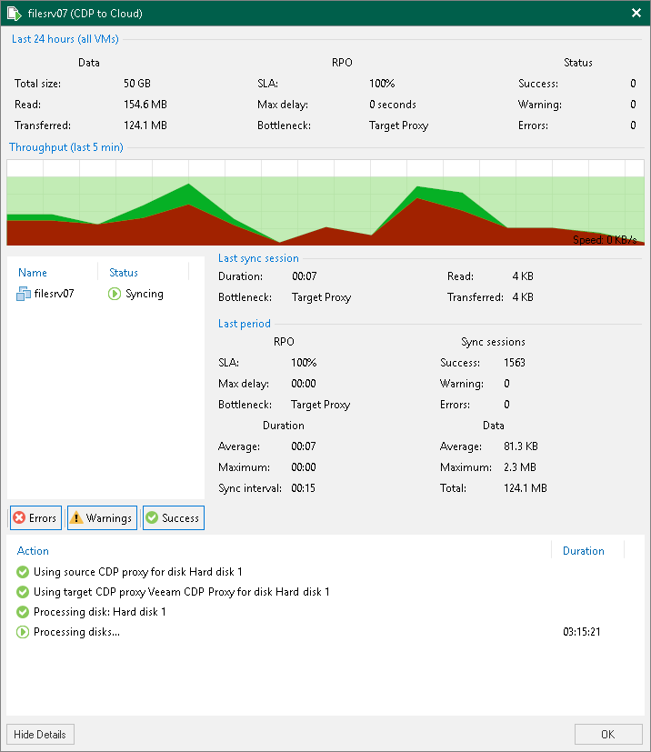 Viewing Real-Time Statistics
