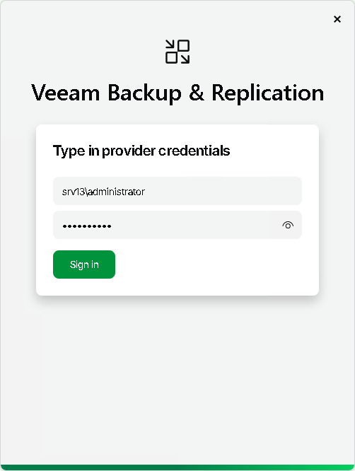 Step 2. Connect to SP Backup Server