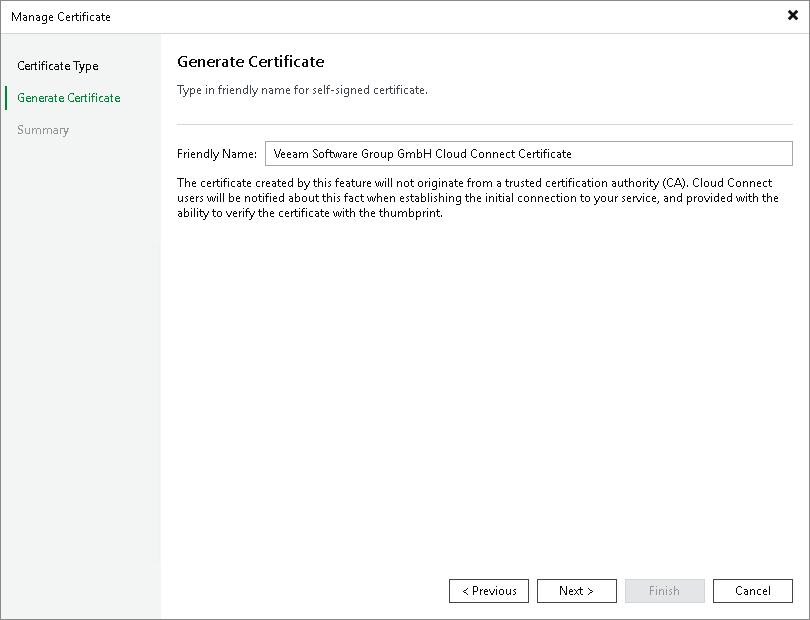 Generating Self-Signed Certificates