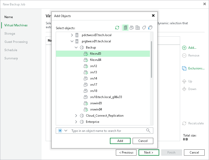 Creating VM Backup Jobs