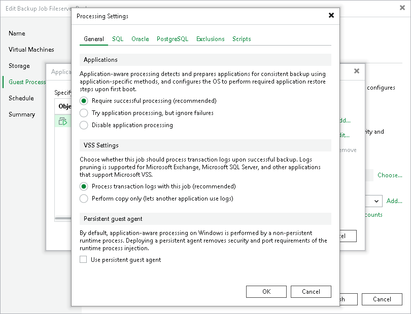 Creating VM Backup Jobs