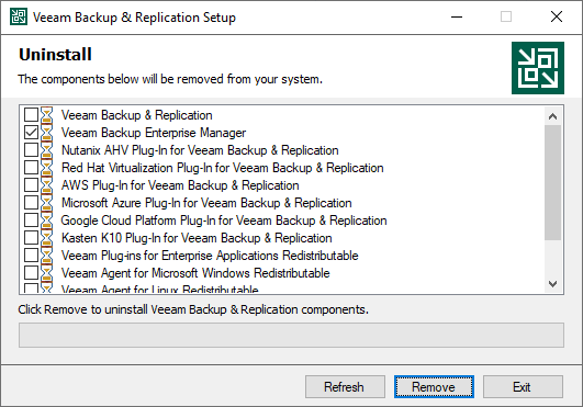 Uninstalling Enterprise Manager