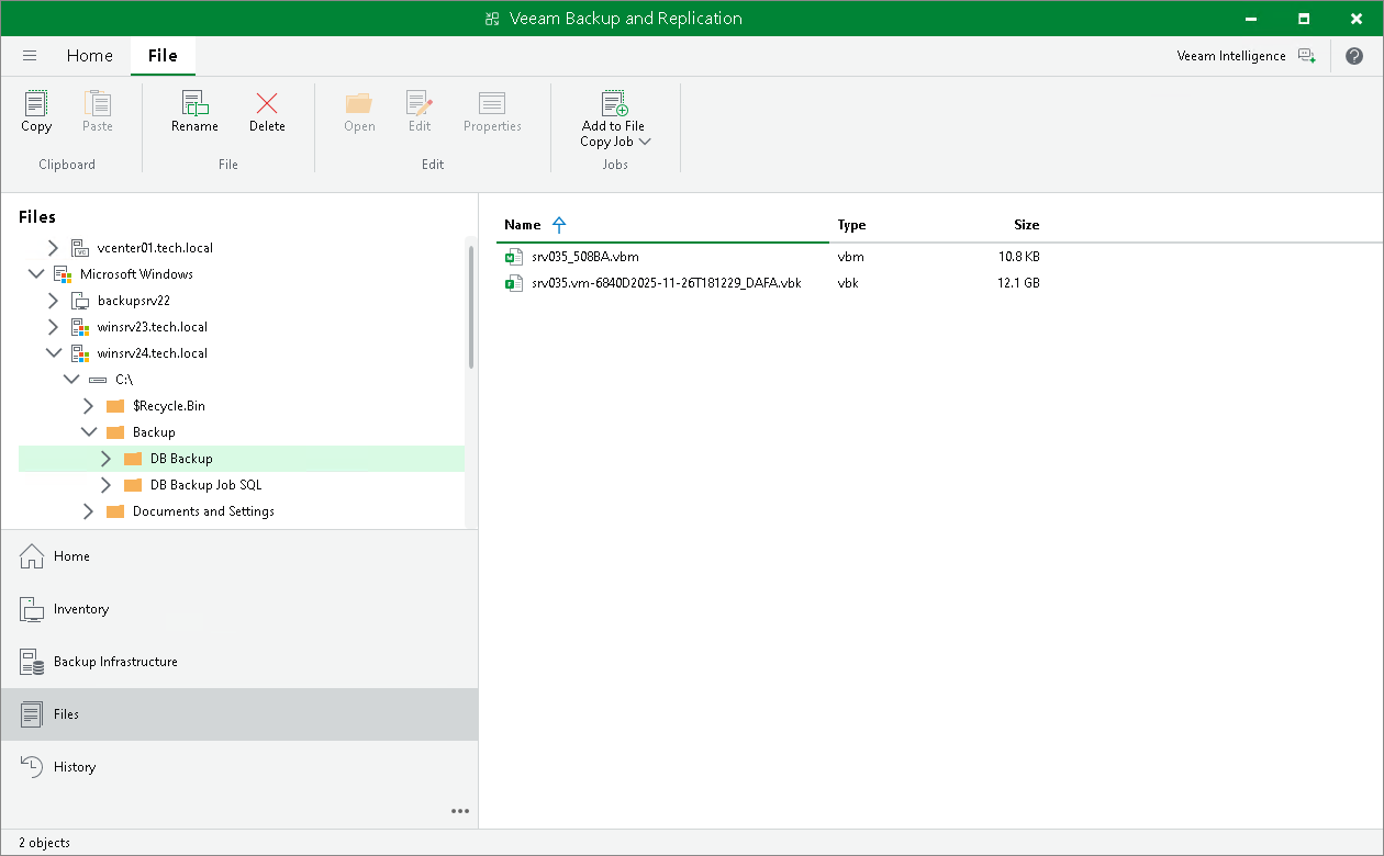 Validate Backup Job Results