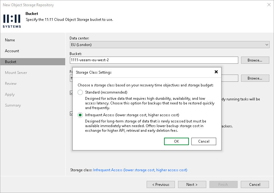 Step 4. Specify Object Storage Settings