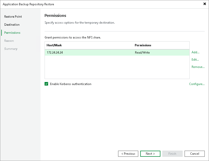Step 4. Specify Access Permissions