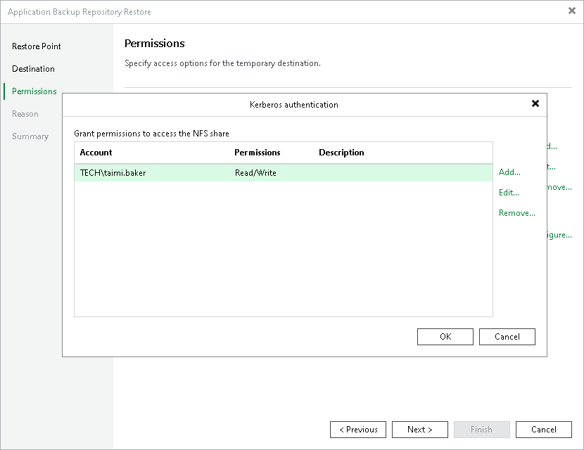 Step 4. Specify Access Permissions