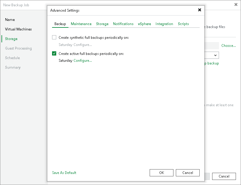 Active Full Backup