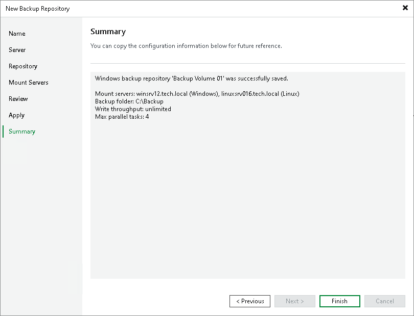 Step 8. Finish Working with Wizard