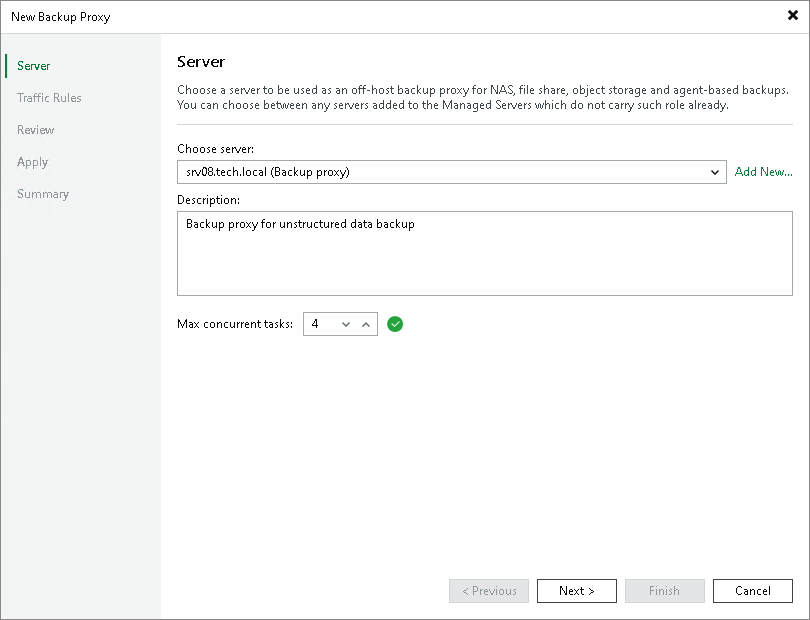 Step 2. Choose Server