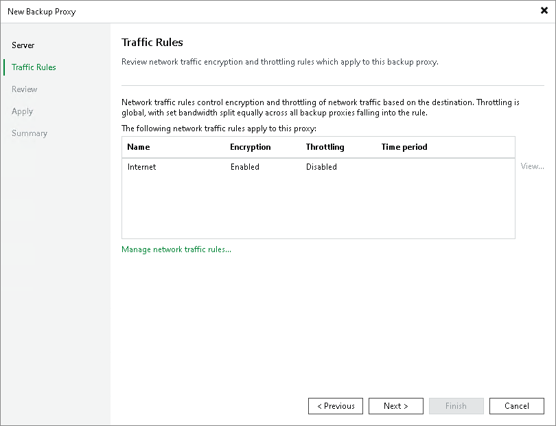 Step 3. Configure Traffic Rules