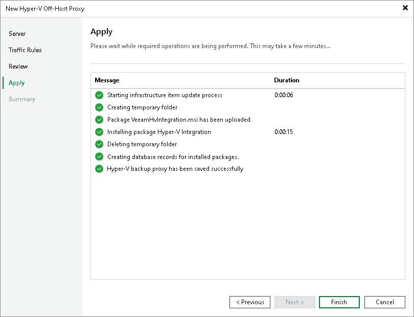 Step 5. Finish Working with Wizard