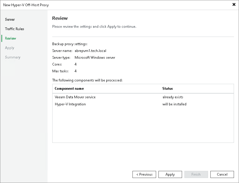 Step 4. Review Components