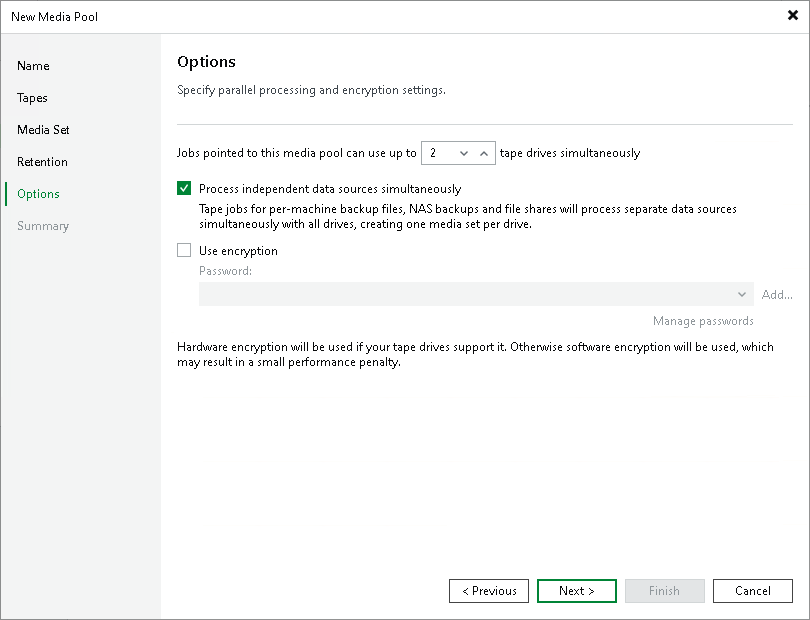 Step 6. Add Optional Media Pool Settings