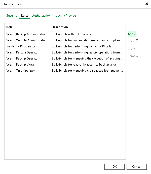 Step 1. Launch Add New Role Wizard